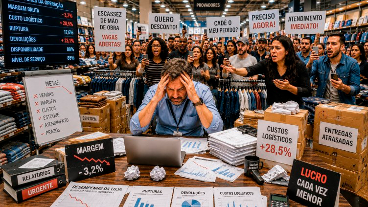 ⚙️ O Varejo Brasileiro está ficando Operacionalmente Exausto? 🛒